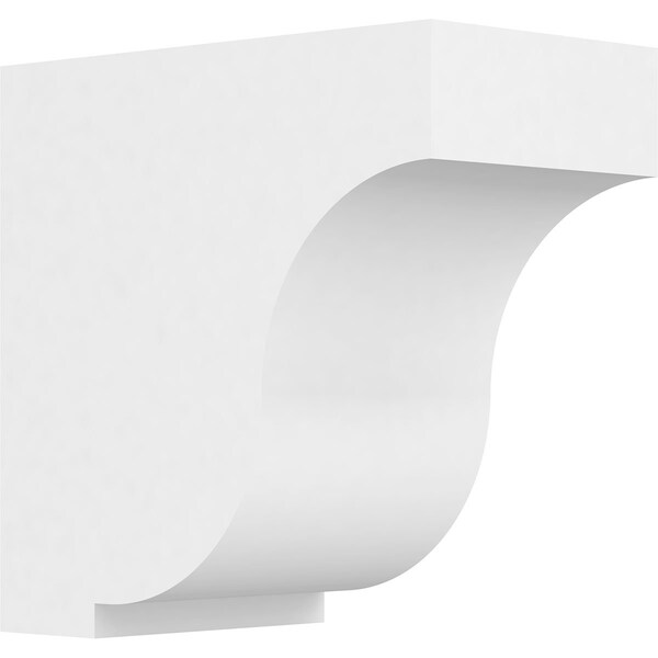 Ekena Millwork Standard Van Buren Architectural Grade PVC Bracket, 3 1/2"W x 6"D x 6"H BKTP04X06X06VAN - main